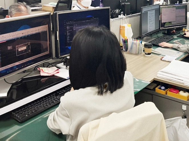 PC作業風景