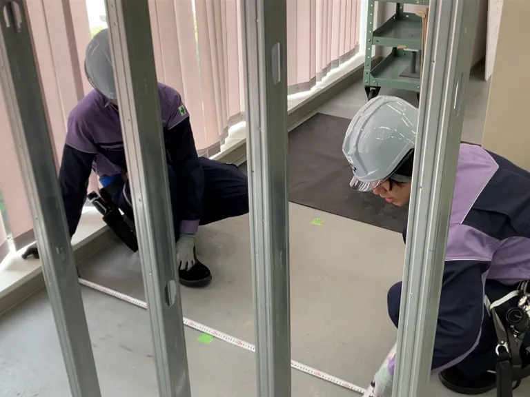 計測作業中